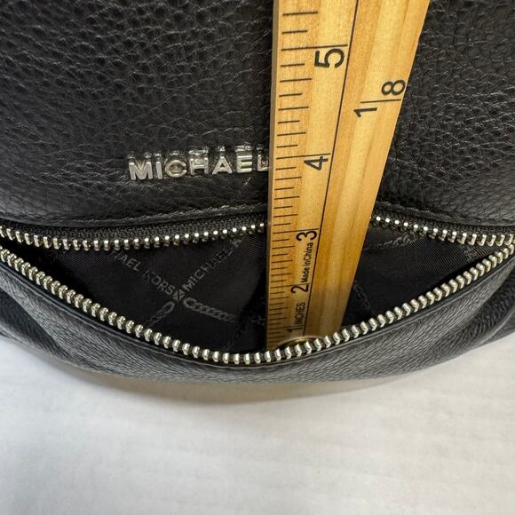 Michael Kors Rhea Medium Black Leather Backpack EUC - Picture 11 of 16